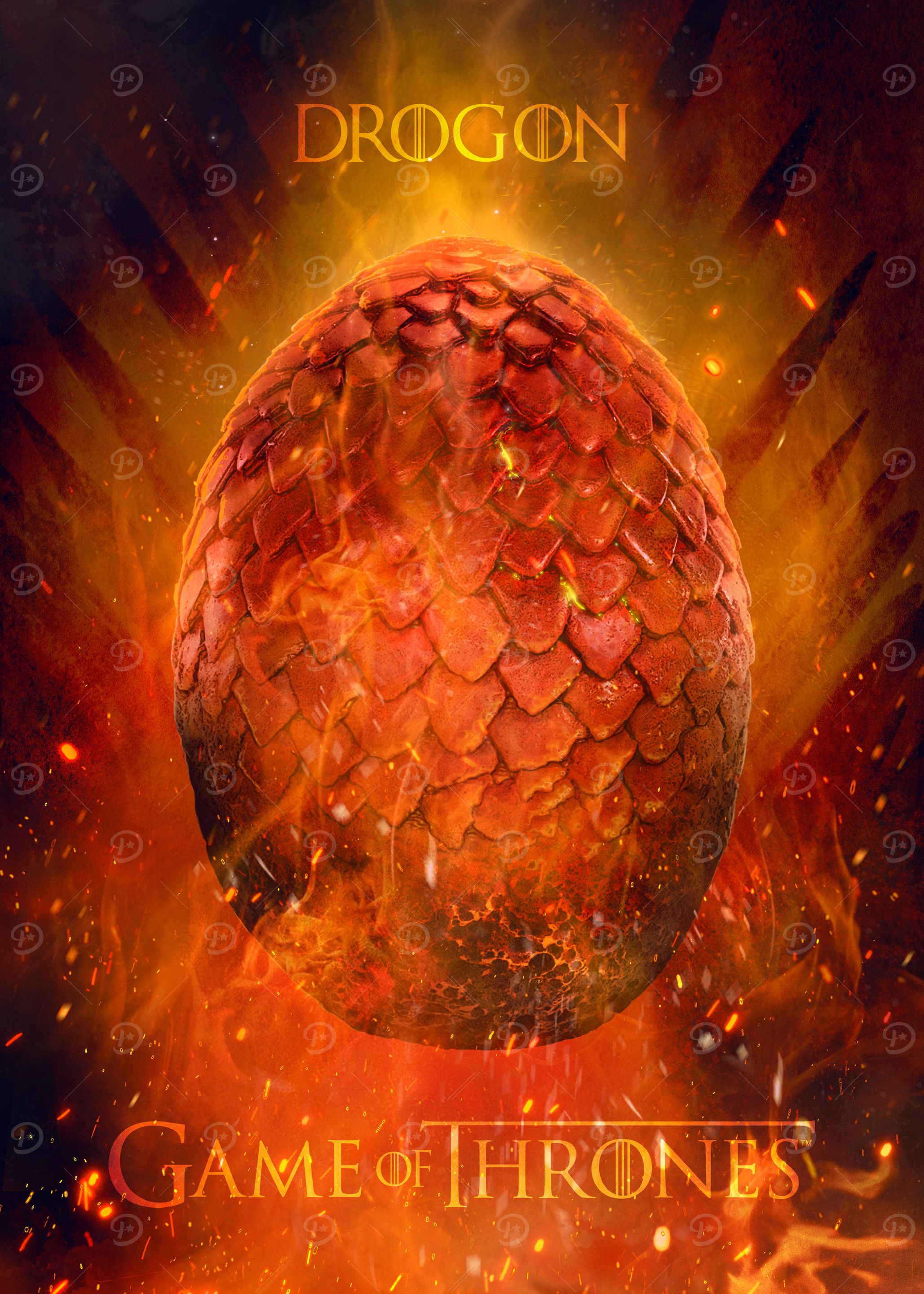 GoT Drogon Egg