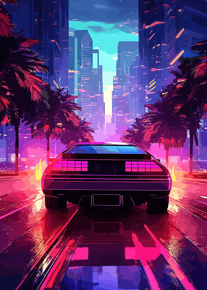 Sunset Streer Art