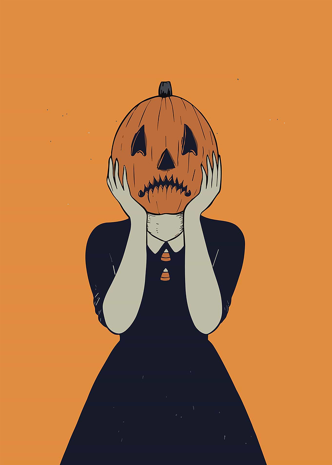 Pumpkin Female Ghost