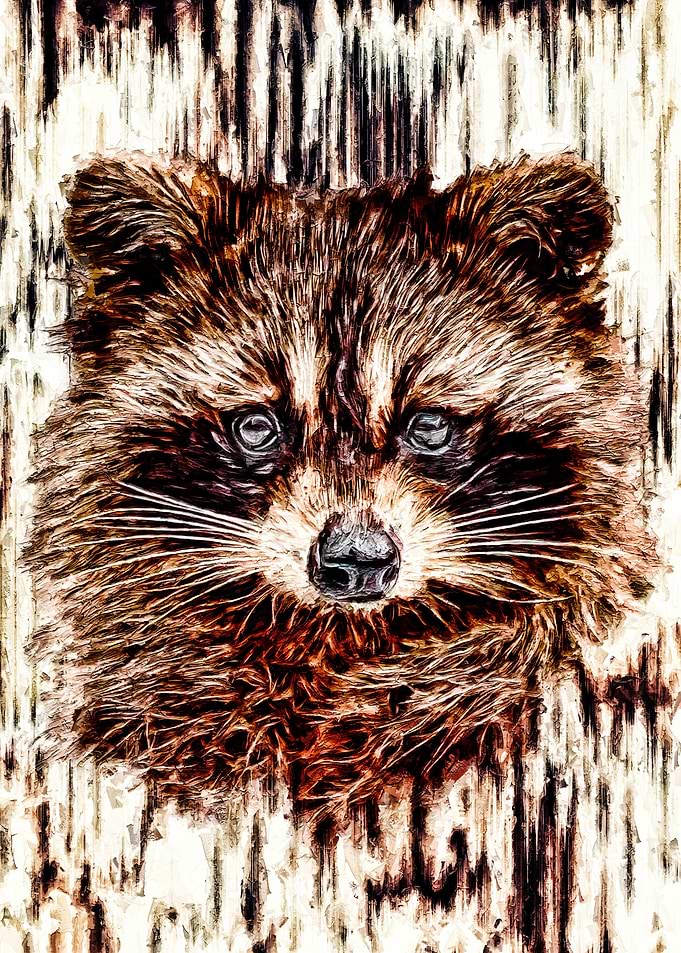 Raccoon Face