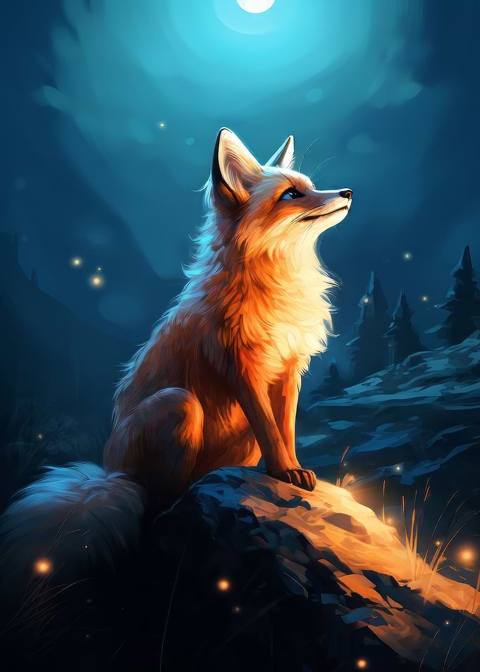 Red Fox in Forest