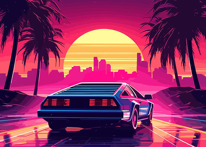 Sunset Streer Art