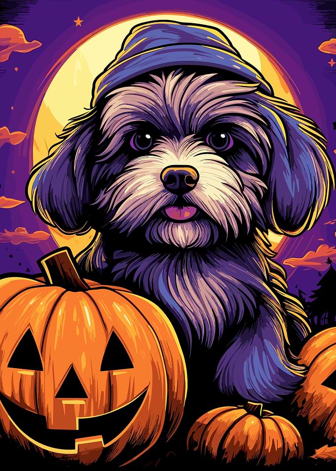 Cute Dog Halloween