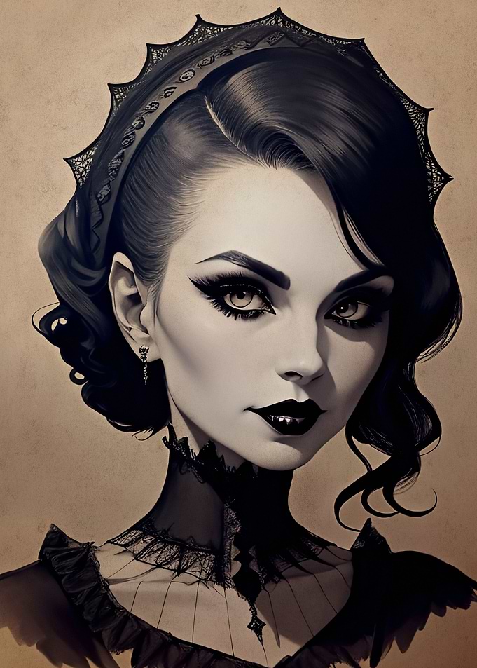 Goth beauty