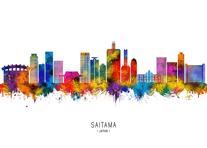 Saitama Japan Skyline