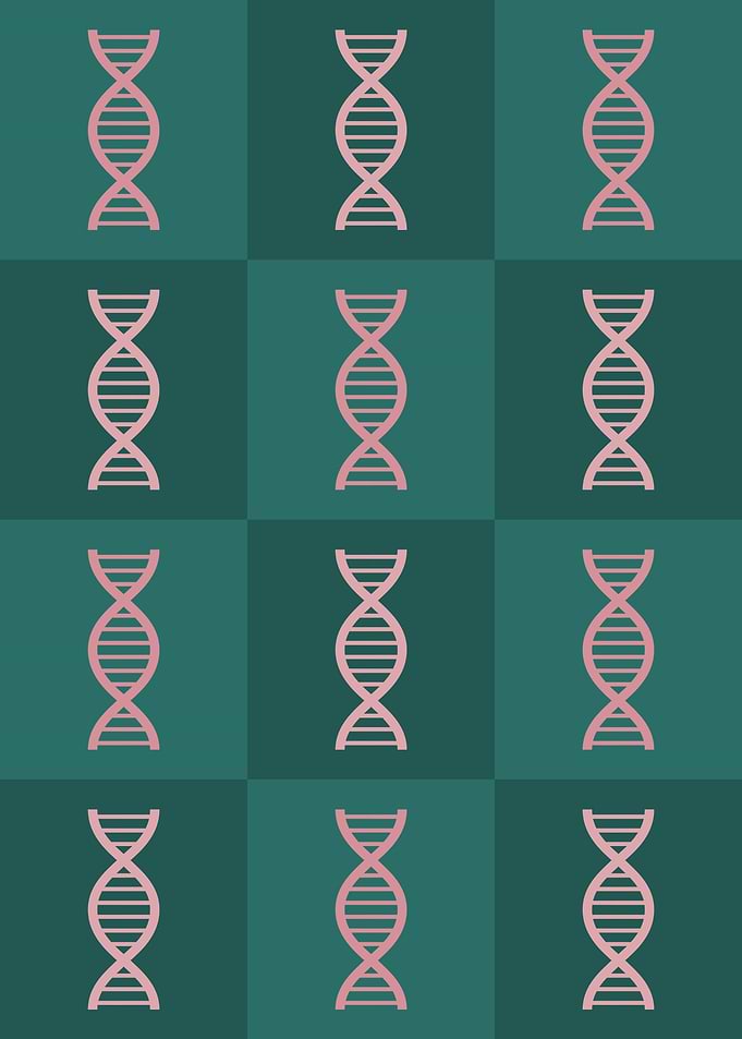 DNA Science Icons Pop Art
