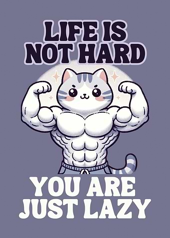 you are lazy cat gym
