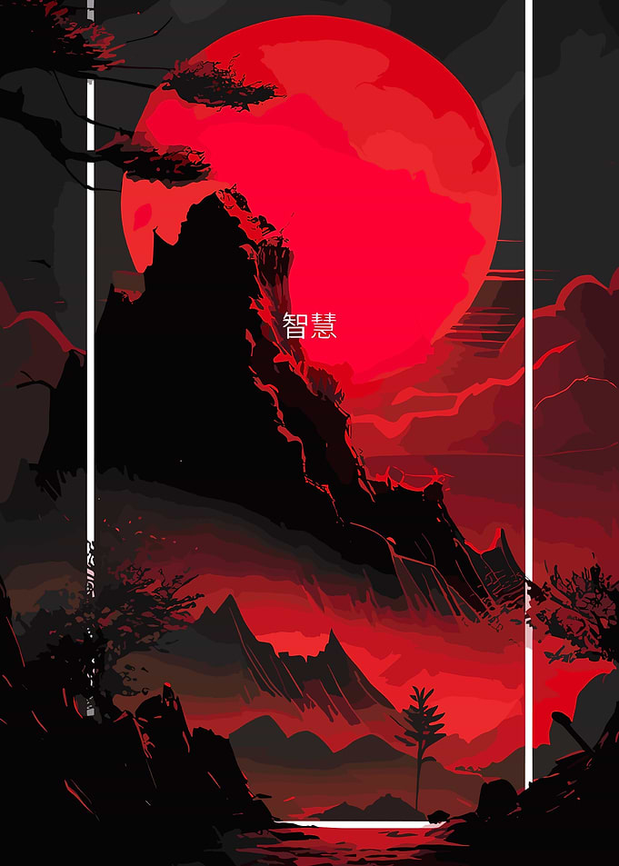 red moon japan