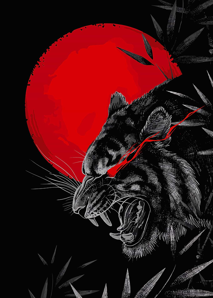 red moon japan