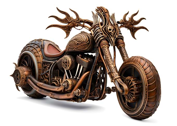 Rusty Chopper Abstract