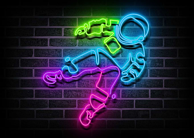 Astronaut Neon