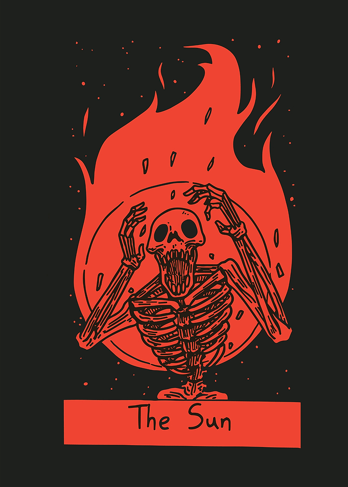 Skeleton Burnt