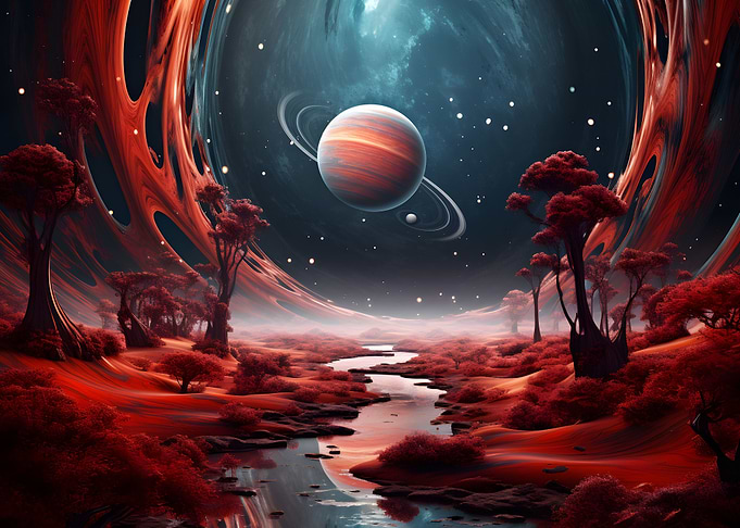 Space View Landscape