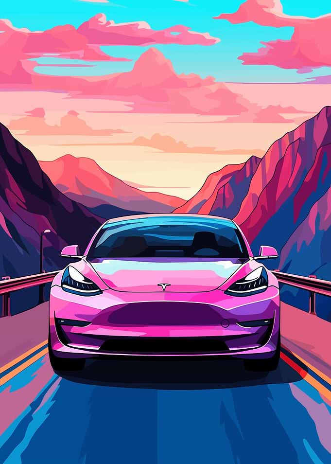 Car Retro Synthwave