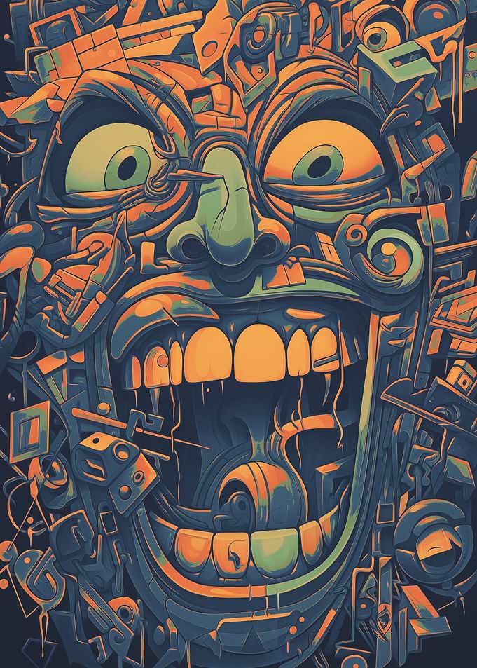 crazy laugh