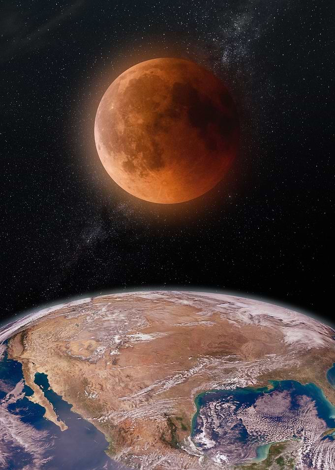 The moon