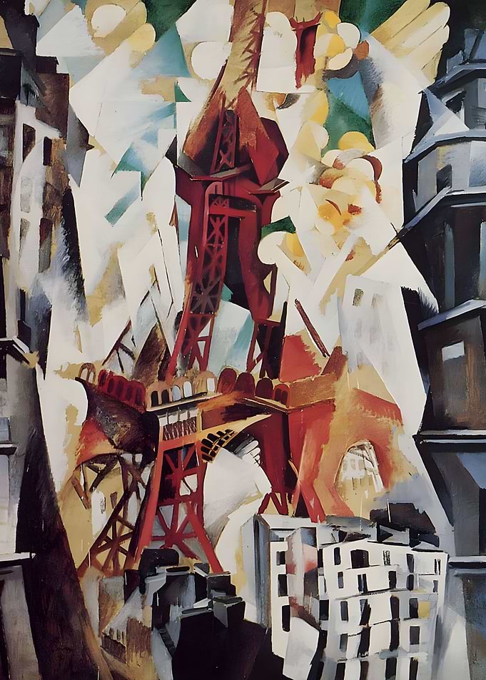 The abstract Eiffel Tower