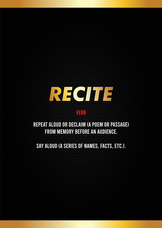 recite definition quotes