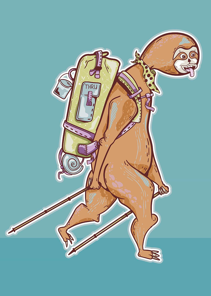 Sloth hiking