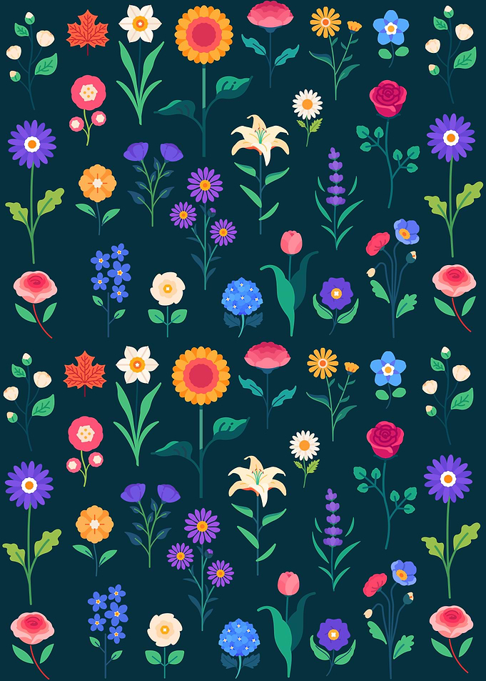 Bright Floral Pattern