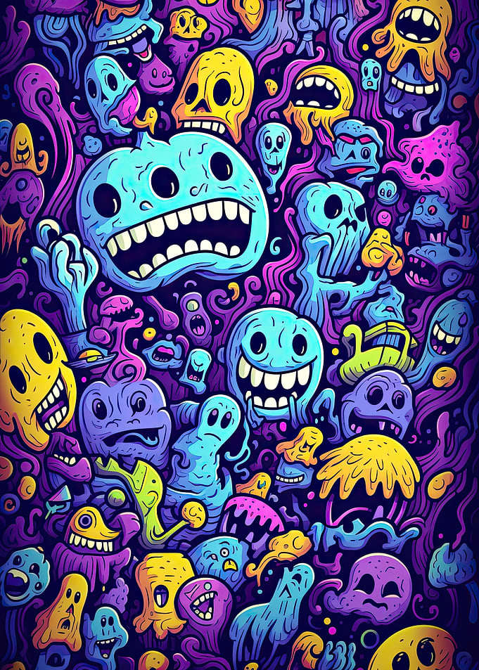 Alien monster party