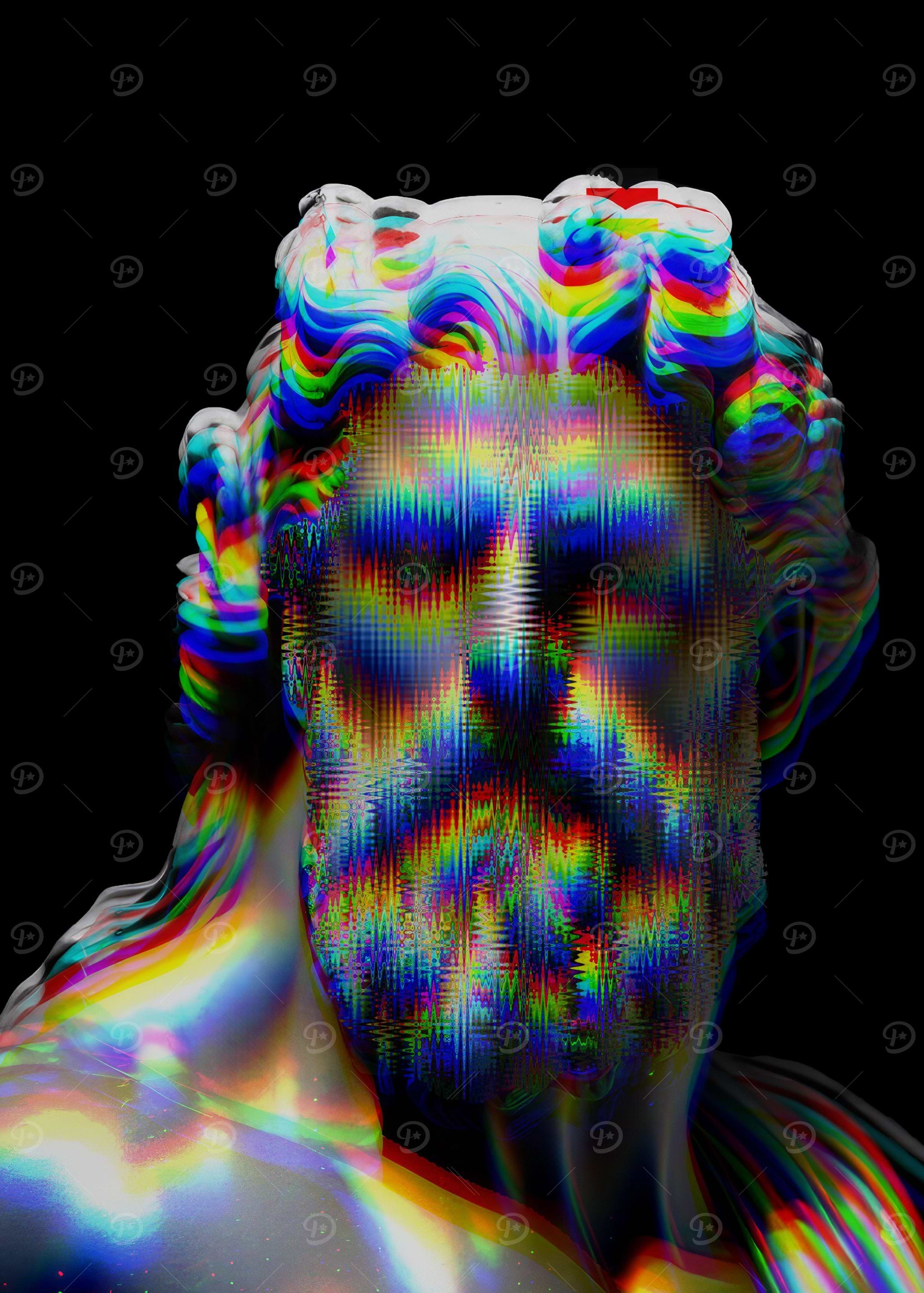 POSEIDON GLITCH ART