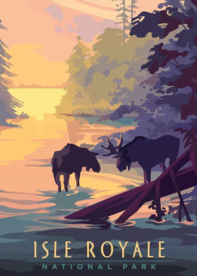 Travel to isle royale