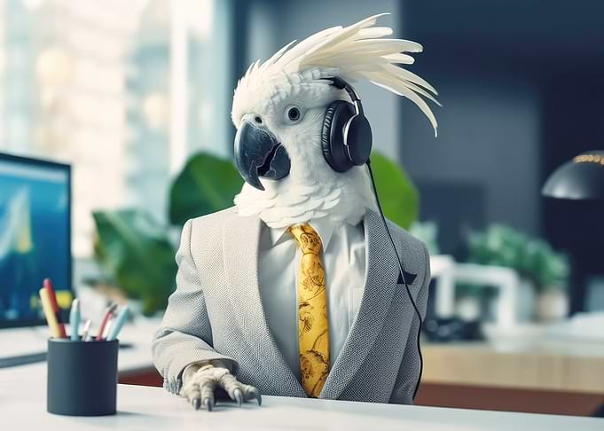 Call Center Parrot
