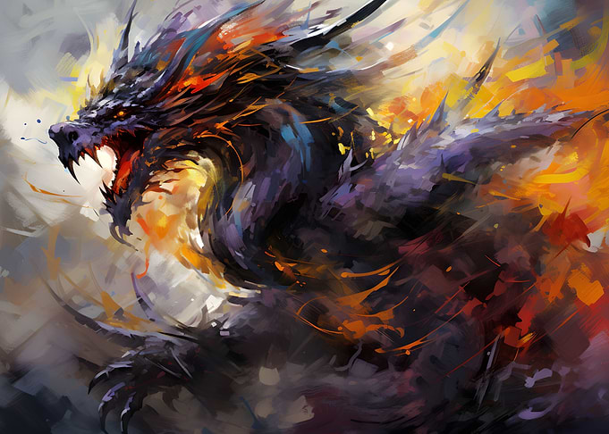 Dragon Abstract Surreal
