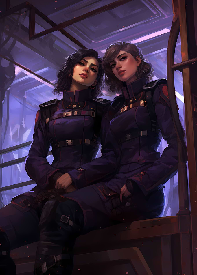 Anime Waifu Police Girls