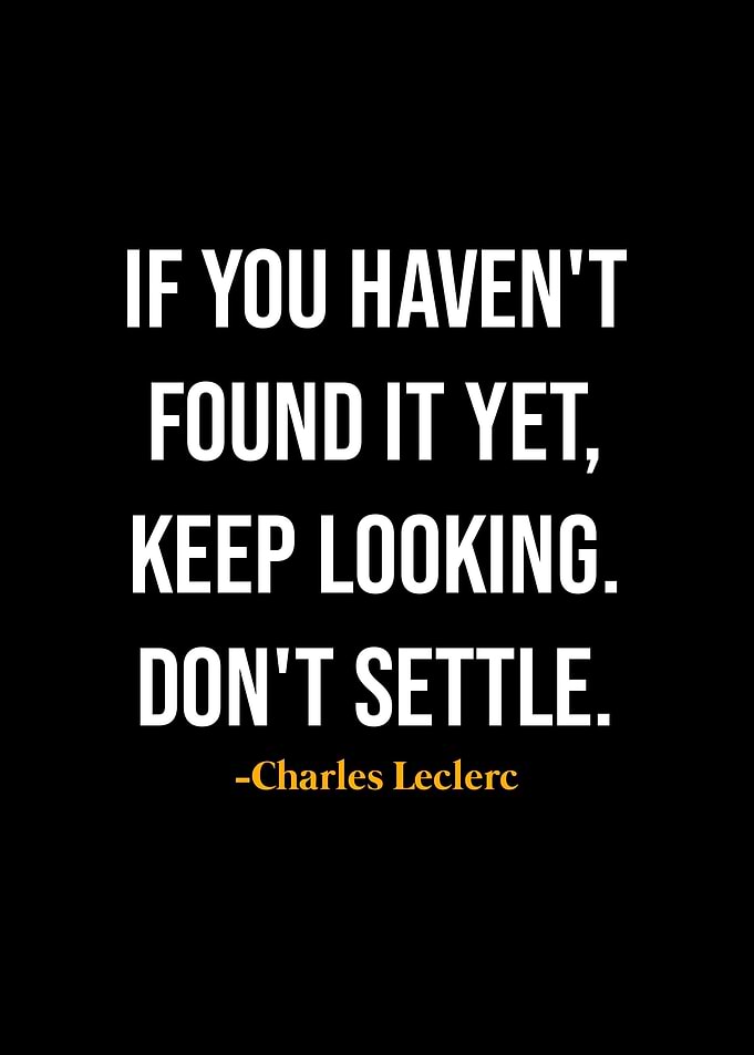 Charles Leclerc Quote