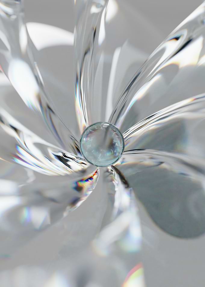 Bright Glass Flower v1