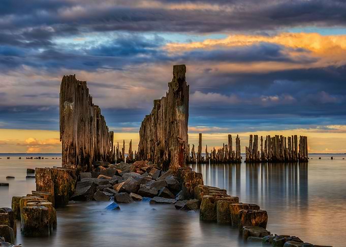 Old Sea Pier Remains