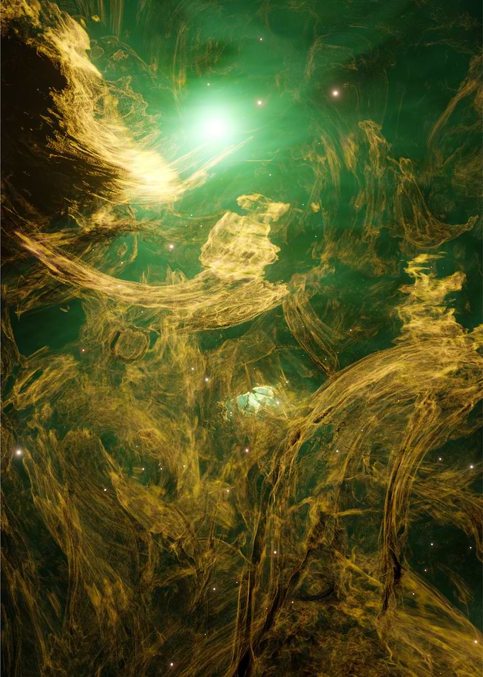 Brush Green Nebula