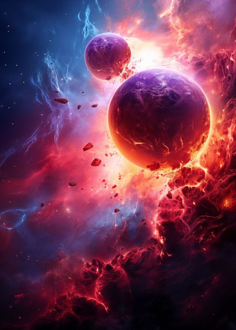 Planetary explosion