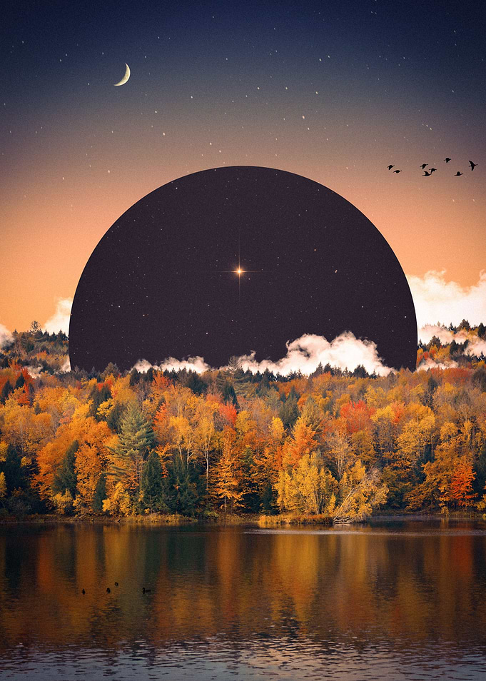 Autumn by the water