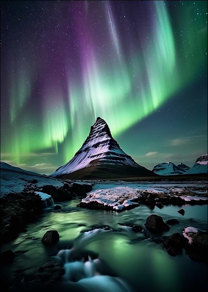 Northern Lights the Rock