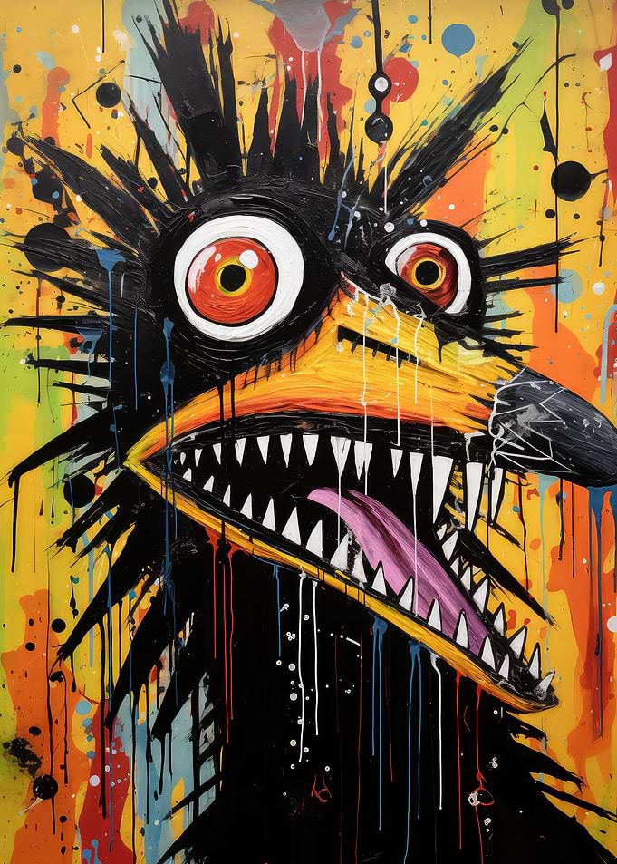Abstract Painting Bird