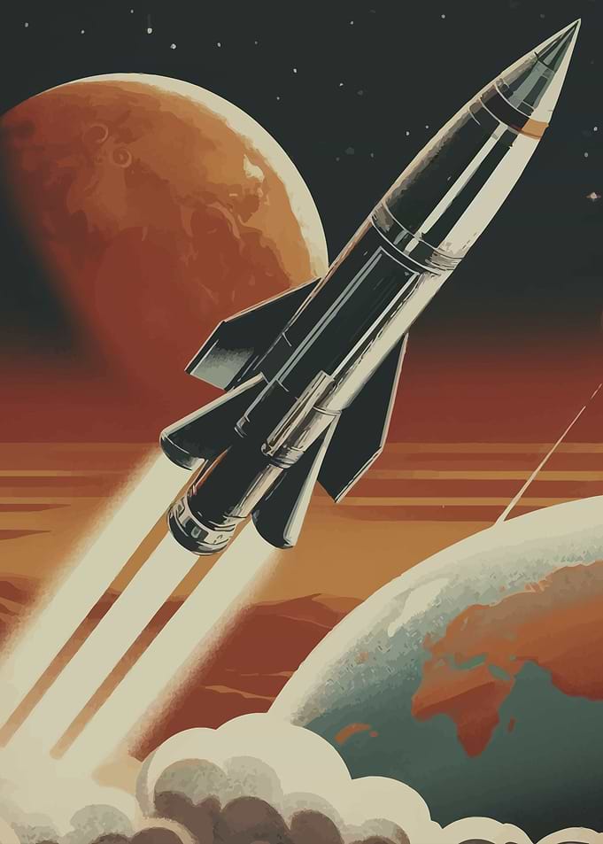Earth to Mars Journey