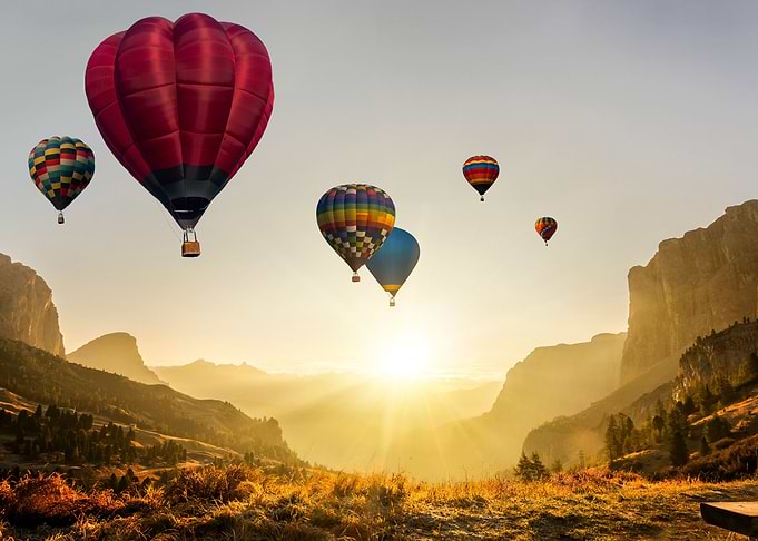 Air balloon festival Italy
