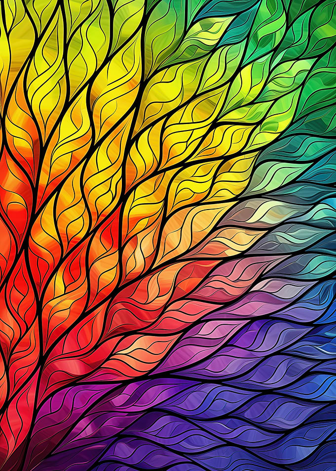 Stained Glass Abstract