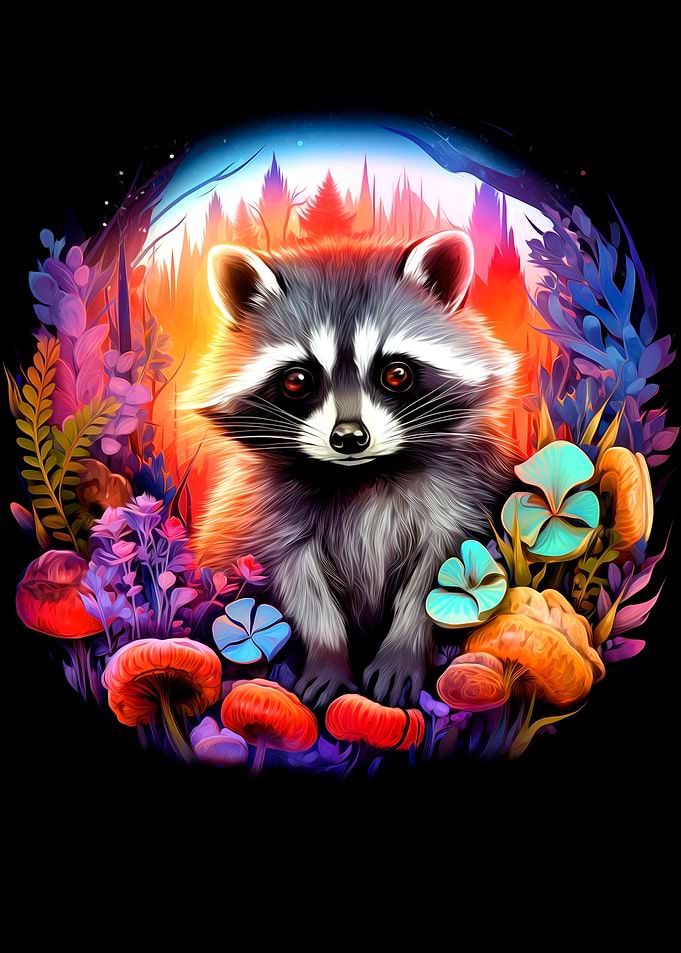 Cute Raccoon