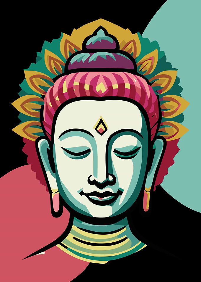 Vibrant Buddha