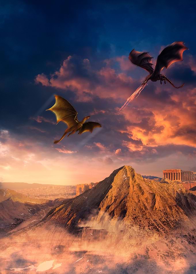 Dragons Over The Mountain