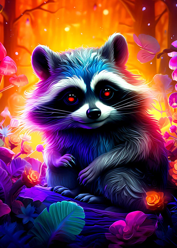 Cute Raccoon