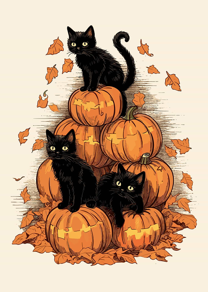 Halloween Black Cat