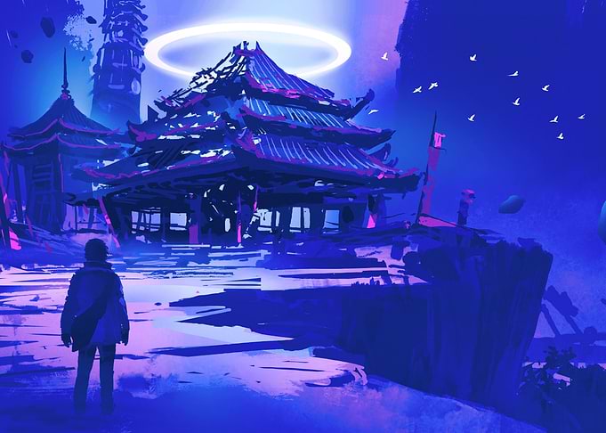 Lost Temple Cyberpunk