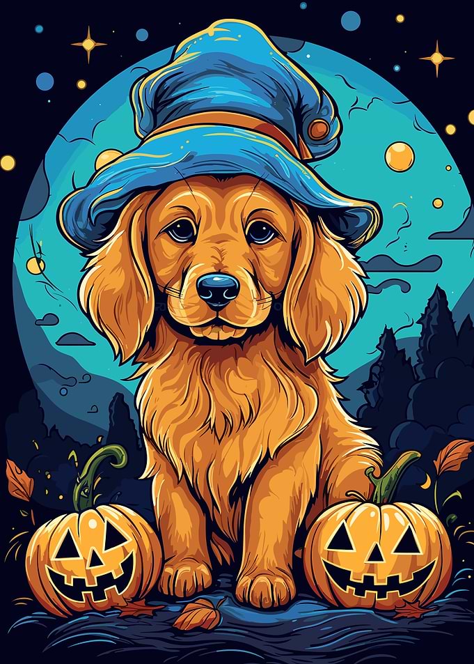 Cute Dog Halloween