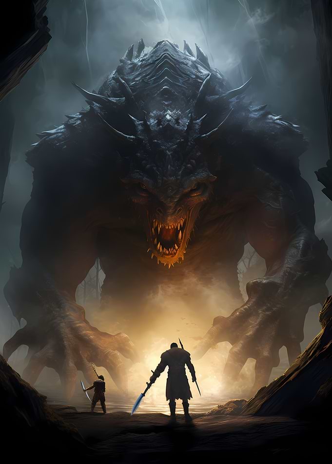 Fantasy Endboss Monster
