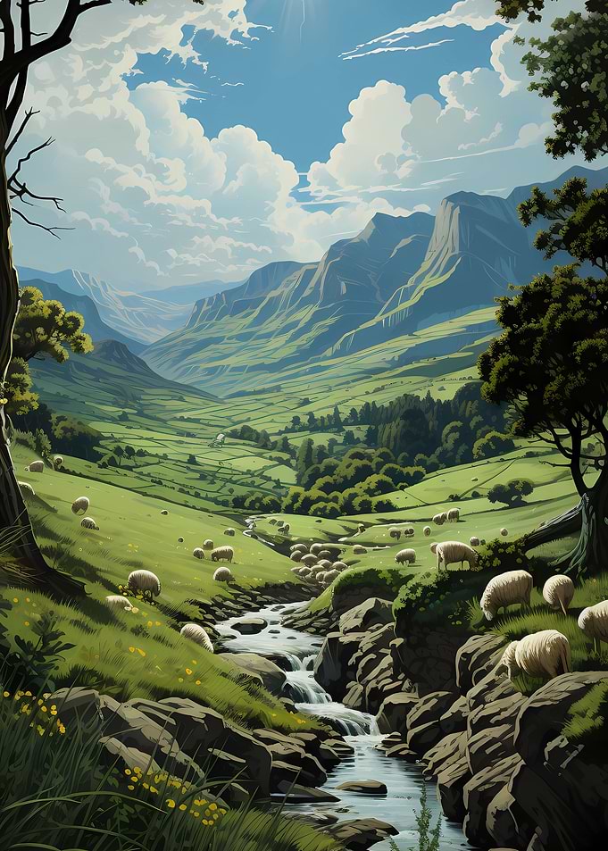 Sheep in a field